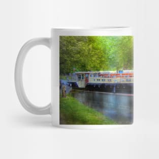 Longboat on the Grand Canal, Dublin, Ireland Mug